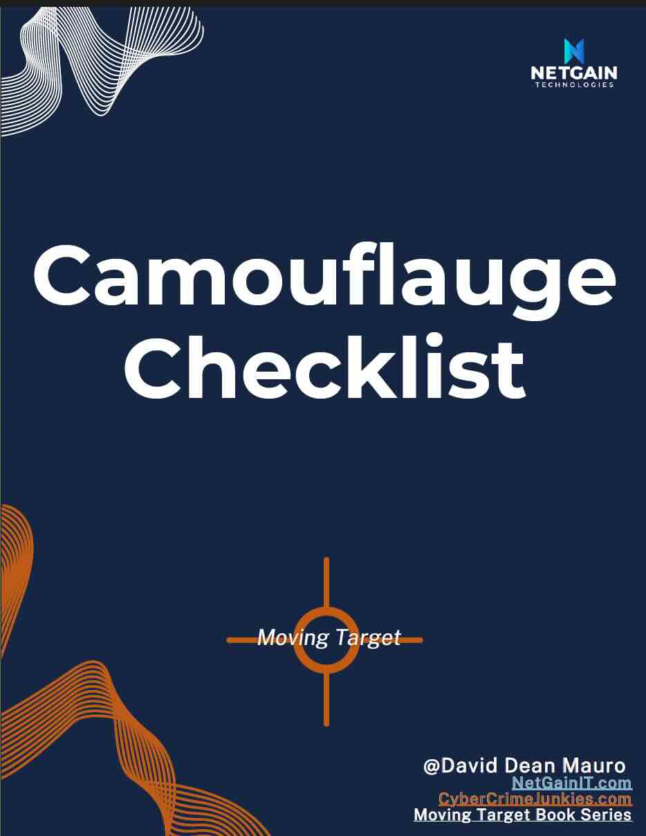 Moving Target Camouflage Checklist cover