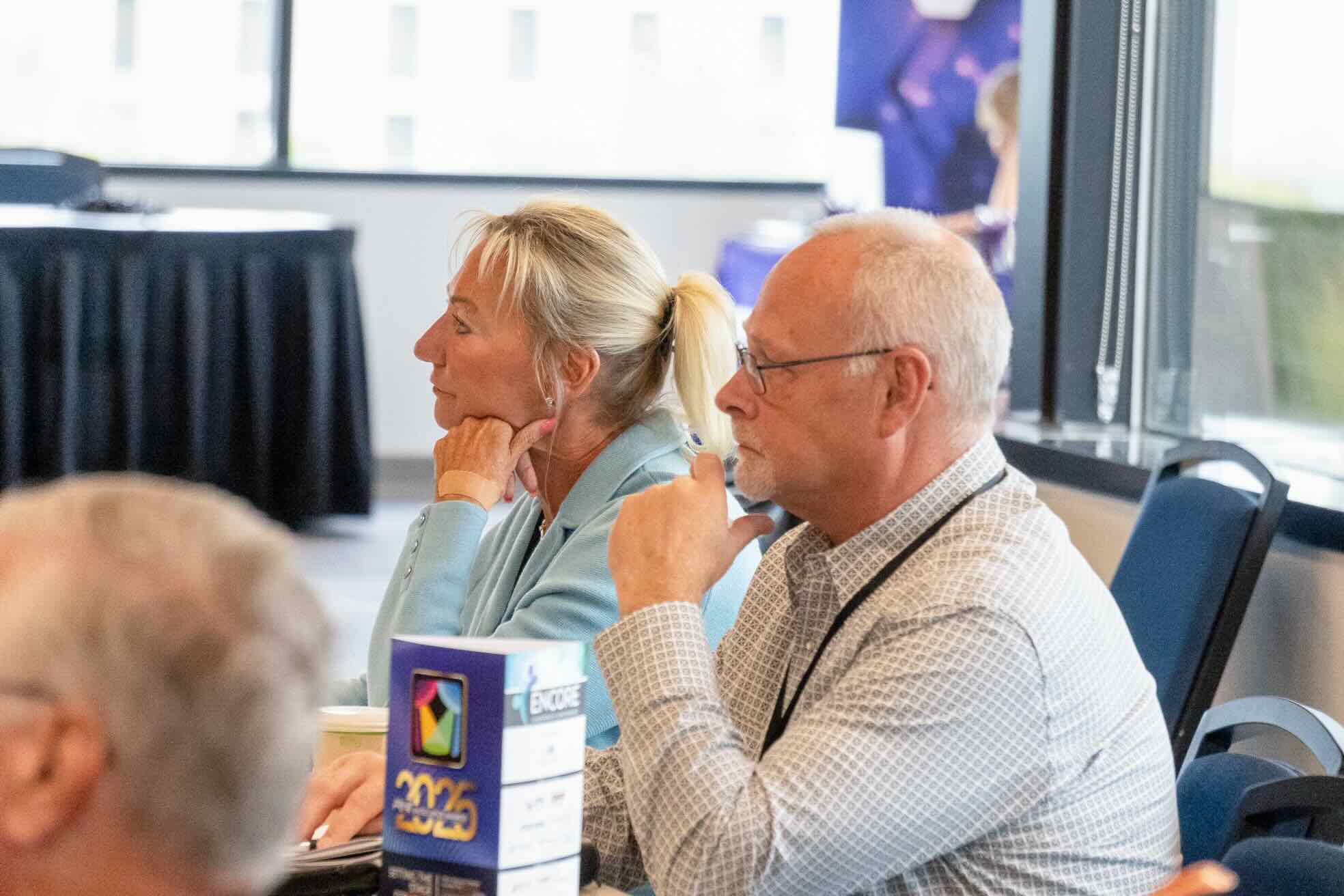Executives attending a Cyber Crime Junkies live training